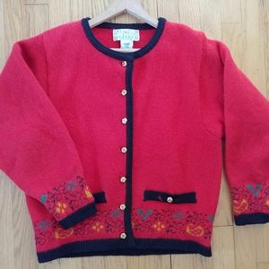 Vintage Wool Cardigan Sweater